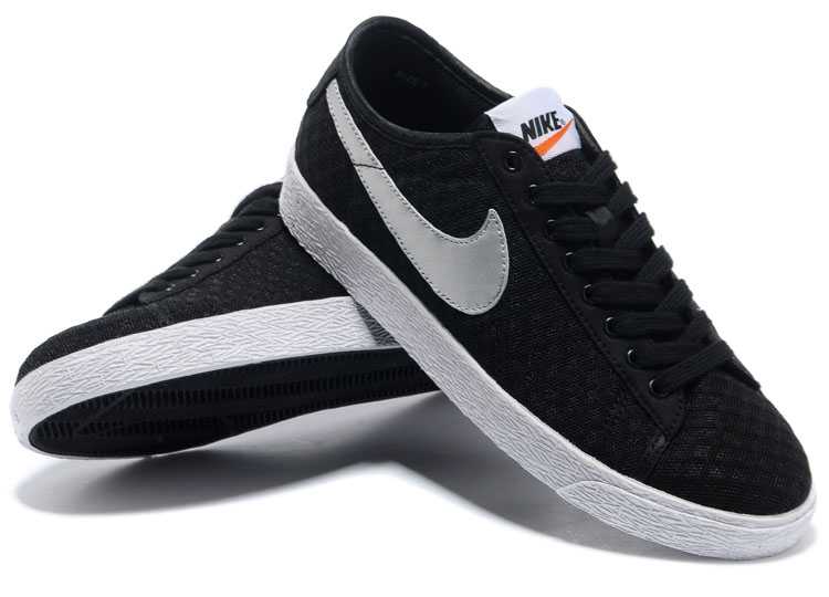 nike blazer low stussy 2013 summer light breathable black silver acheter et vendre